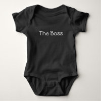 The Boss Cute and Funny Infant Baby Wear