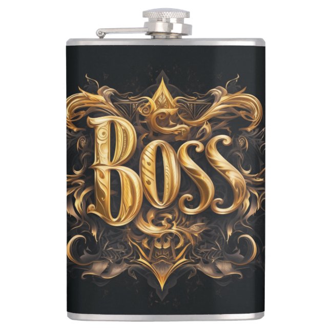 The Boss Flask (Front)