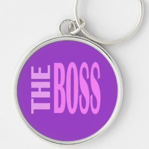 THE BOSS in PINK Key Ring