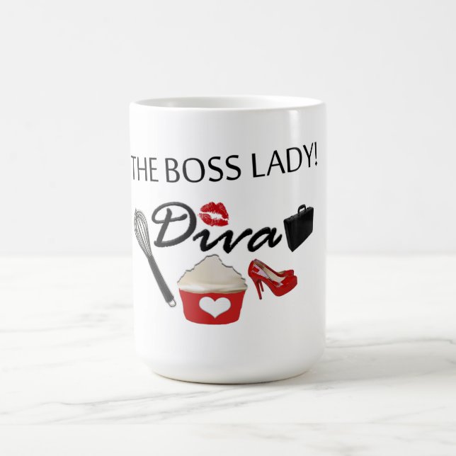 The Boss Lady Coffee mug ''New" DIVA (Center)