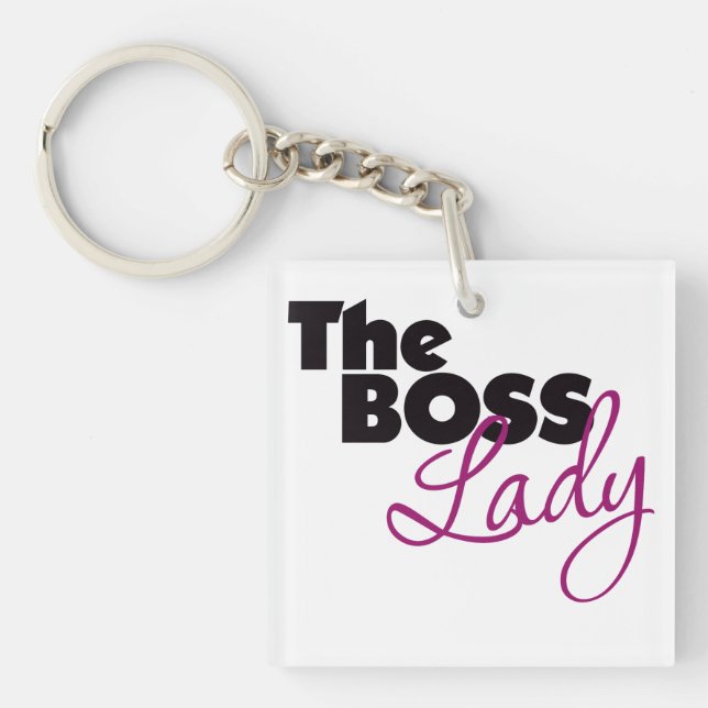 The Boss Lady Key Ring (Front)