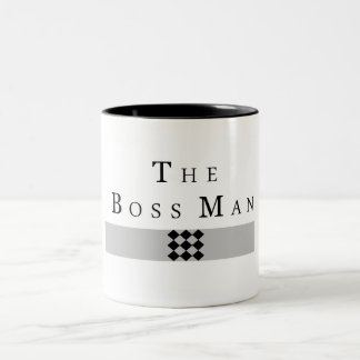 THE BOSS MAN by: ChicaSunshine Two-Tone Coffee Mug