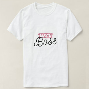 The Boss Modern White   Men's   T-Shirt
