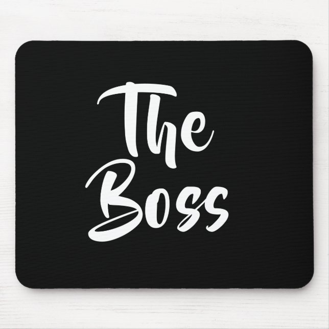 THE BOSS MOUSE PAD (Front)