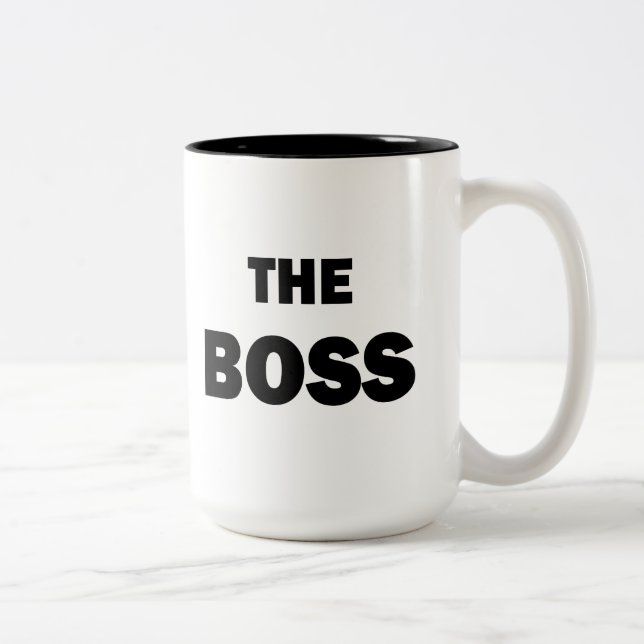 The Boss mug dual sides (Right)