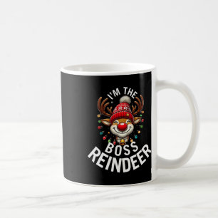 The Boss Reindeer Family Matching Group Christmas Coffee Mug