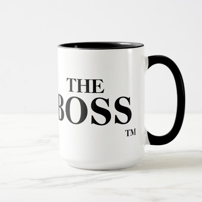 The Boss Trademark TM Trademark Mug (Right)
