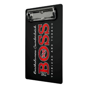 The Boss Trinidad & Tobago Mini Clipboard