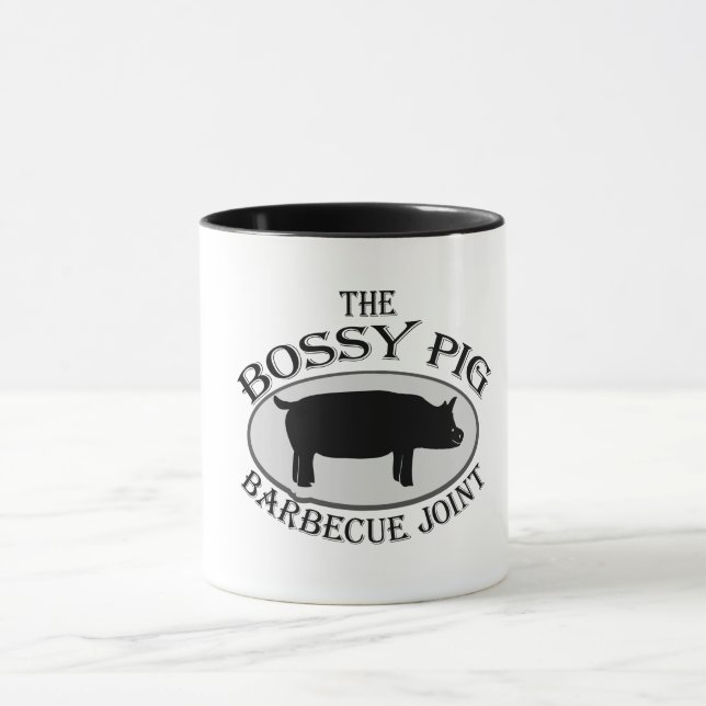 The Bossy Pig Barbecue Joint Mug (Center)