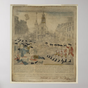 The Boston Massacre Poster