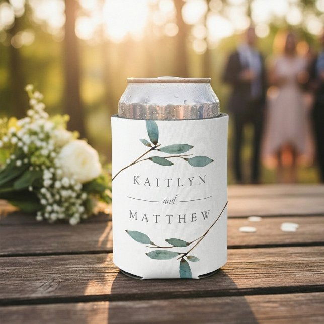 The Botanical Bliss Wedding Collection Can Cooler (Creator Uploaded)