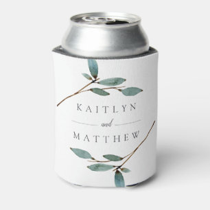 The Botanical Bliss Wedding Collection Can Cooler