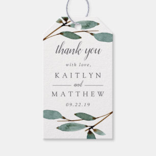 The Botanical Bliss Wedding Collection Gift Tags