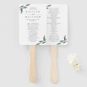 The Botanical Bliss Wedding Collection Hand Fan