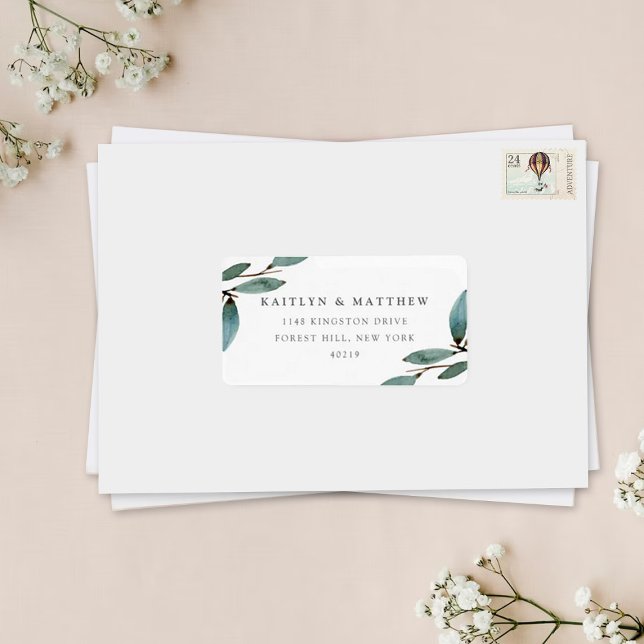 The Botanical Bliss Wedding Collection Label (Creator Uploaded)
