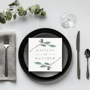 The Botanical Bliss Wedding Collection Napkin