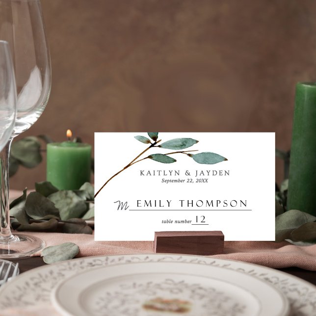 The Botanical Bliss Wedding Collection Place Card (Creator Uploaded)