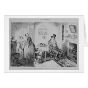 The Bottle, Plate II, He is discharged from his em