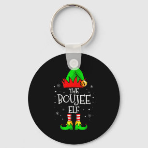The Boujee Elf Group Matching Family Christmas Xma Key Ring