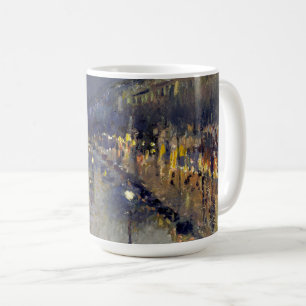The Boulevard Montmartre at Night Pissarro  Coffee Mug