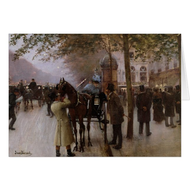 The Boulevards, Evening in Front of the (Front Horizontal)