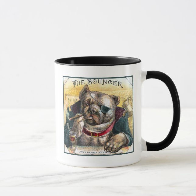 The Bouncer Dog Mug (Right)