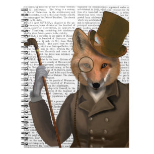 The Bounder Fox Print Notebook