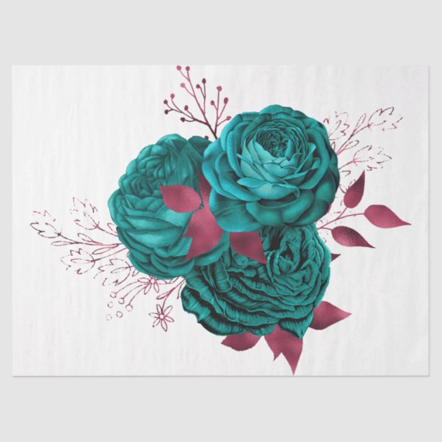 The Bouquet Series Design 40 Tissue Paper (Front)