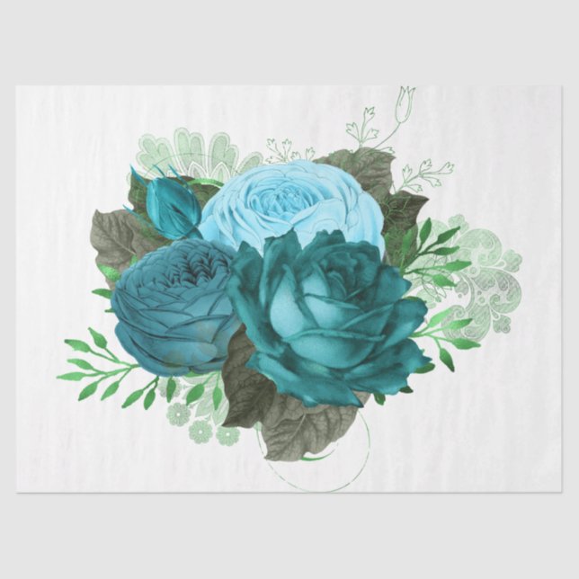 The Bouquet Series Design 50 Tissue Paper (Front)