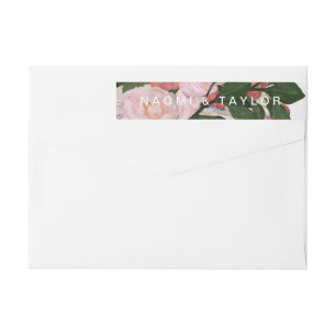The Bouquet / Wrap Return Address Wrap Around Label