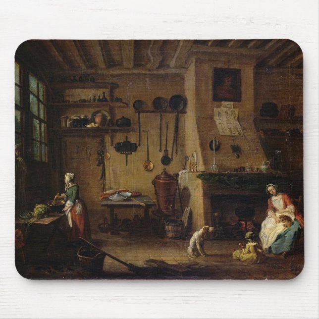 The Bourgeois Kitchen Mouse Pad (Front)