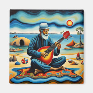 The Bouzouki Player Magnet