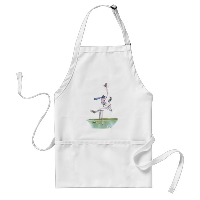 the bowler - cricket, tony fernandes standard apron (Front)