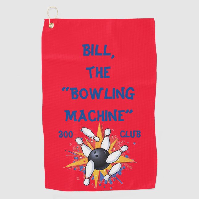The Bowling Machine Bowling Towel (Front)