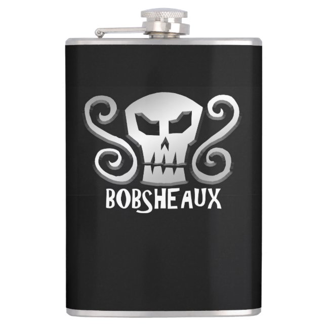 The Box Vinyl Wrapped Flask (Front)