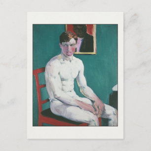 The Boxer by Francis Cadell Fine Art Gay Postcard