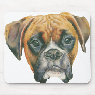 The Boxer by Janet Pidoux Mouse Pad