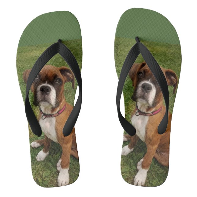 THE BOXER DOG flip flops (Footbed)