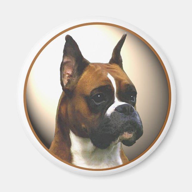 The Boxer Dog Magnet (Front)