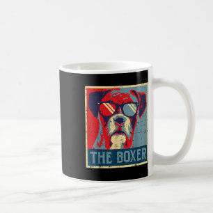 The Boxer Obama Poster Vintage Animal Pet Dog Love Coffee Mug