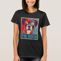The Boxer Obama Poster Vintage Animal Pet Dog Love