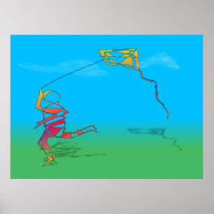 The Boy And The Kite Poster