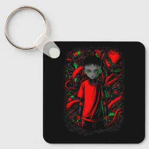 The Boy and the Machines Key Ring