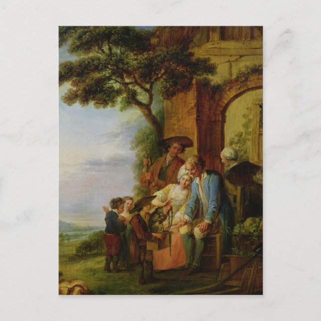 The Boy from Savoy and his Marmot, 1783 Postcard (Front)