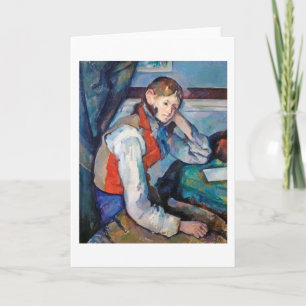 The Boy in the Red Vest, Cezanne Card