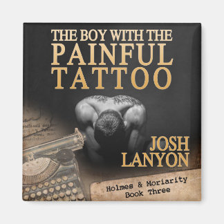 The Boy With The Painful Tattoo square magnet