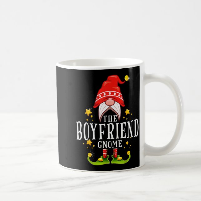 The Boyfriend Gnome Christmas Matching  Coffee Mug (Right)