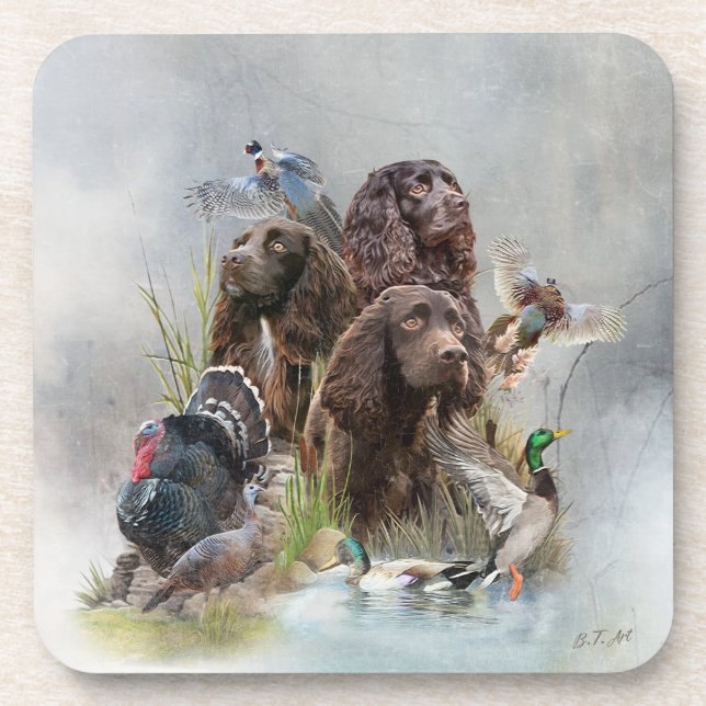 The Boykin Spaniel Coaster (Front)