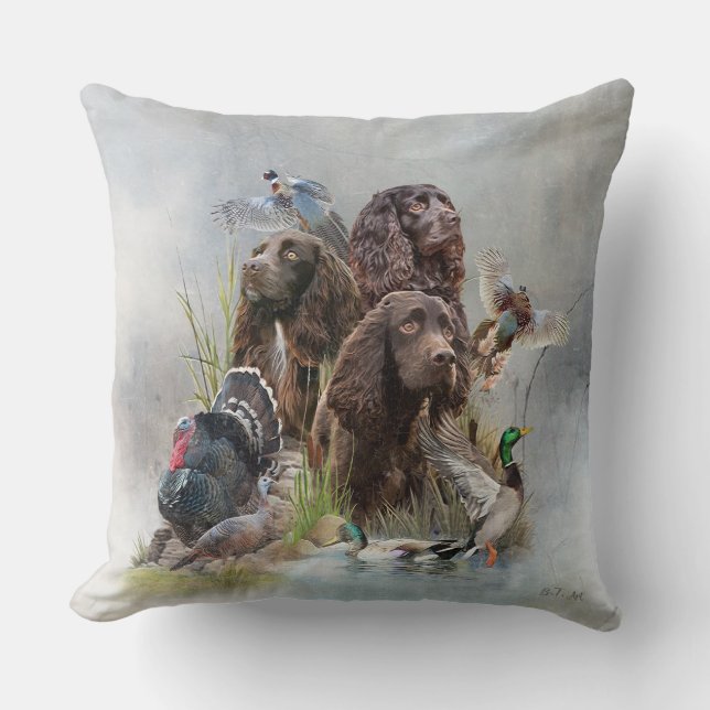 The Boykin Spaniel Cushion (Front)