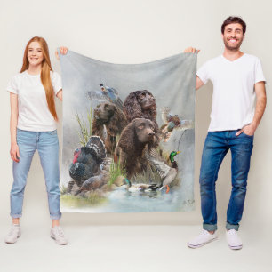The Boykin Spaniel Fleece Blanket